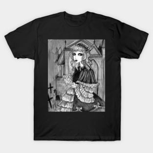 gothic and lolita walk in the park T-Shirt